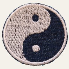 Hímzett Jin-Jang Felvarró