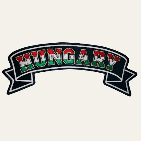 Hímzett Hungary Feliratos Felvarró
