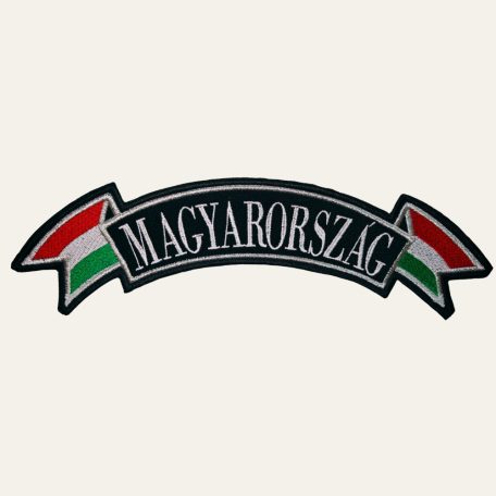 Hímzett  "Magyarország" Feliratos Felvarró