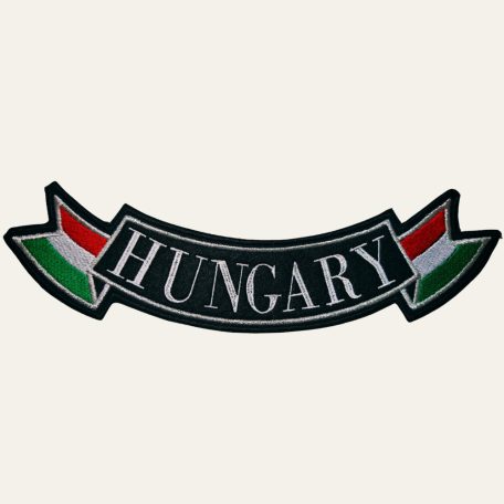 Hímzett  "Hungary" Klasszikus Betűs Felvarró