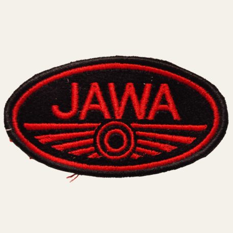 Hímzett “Jawa” Felvarró