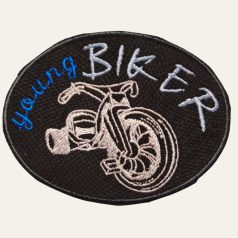 Hímzett “Young Biker” Felvarró