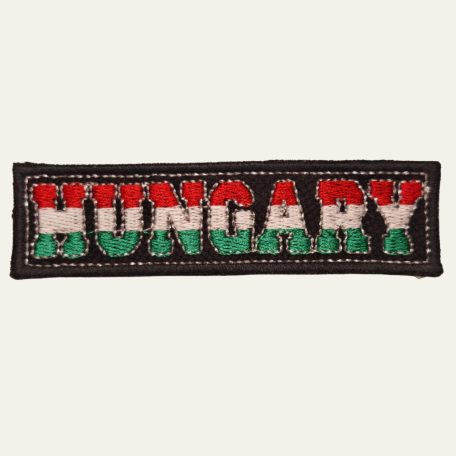 Hímzett “Hungary” Felvarró
