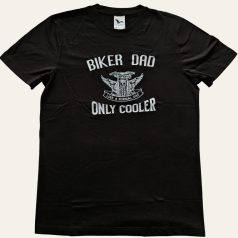 Hímzett „Biker Dad” Póló