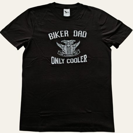 Hímzett „Biker Dad” Póló