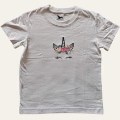 Hímzett Egyszarvús Póló