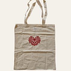 Hímzett Szív Mintás Vászontáska