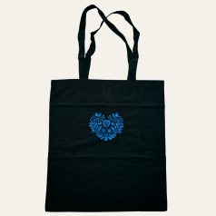 Hímzett Szív Mintás Vászontáska